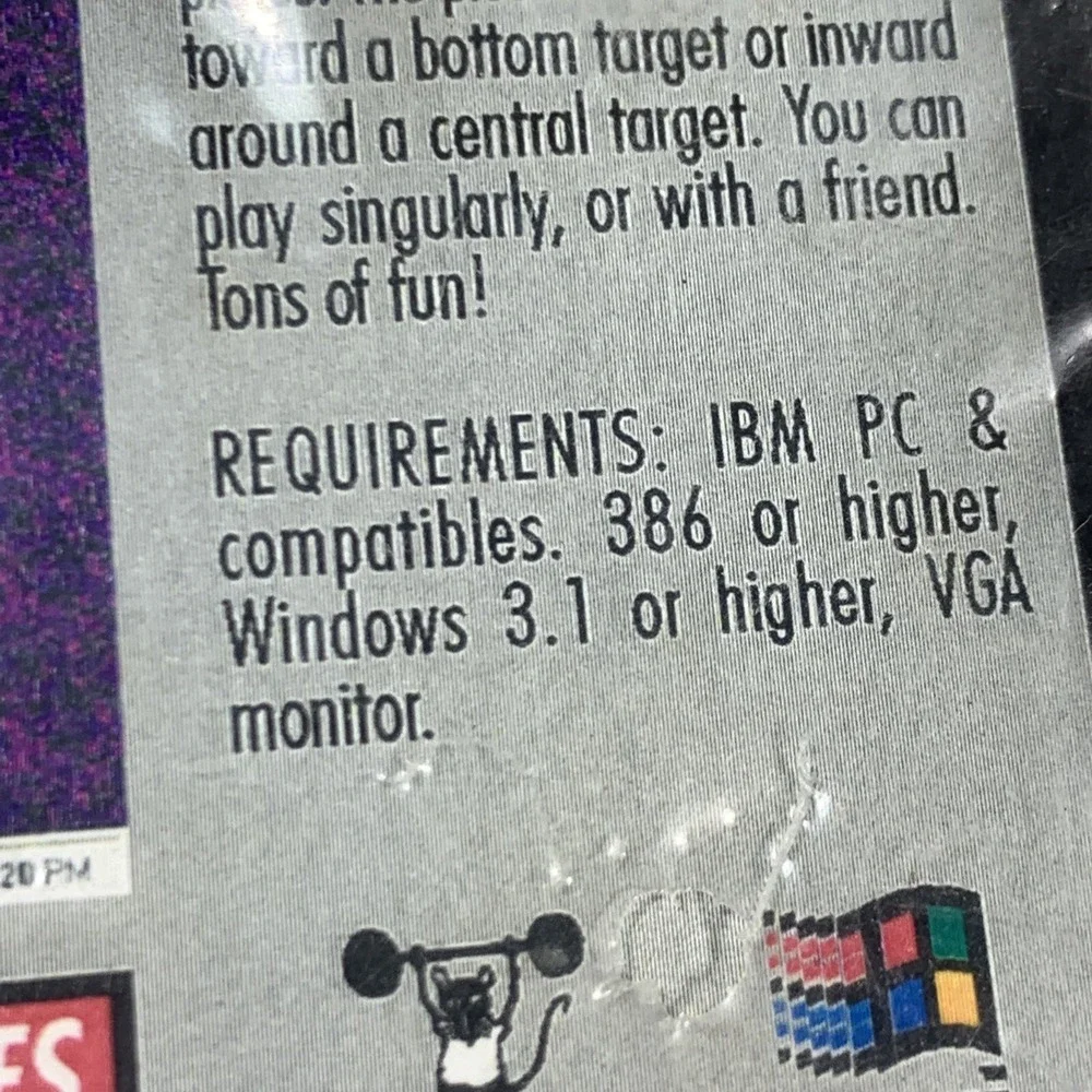 Hexis Computer Game, Mega Mouse Software, Floppy Disc, IBM &‎ Windows, Vintage